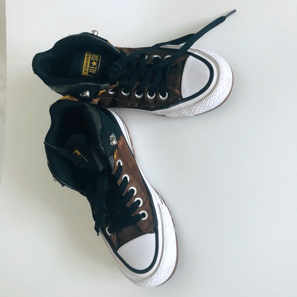 All Star Street Boot Mid Tops Trainers Sneakers - Picture 11 of 12